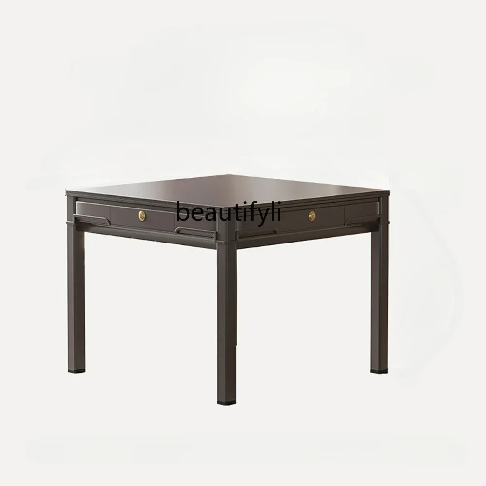 

Новый стиль, китайская имитация цельного дерева, автоматическая машина для маджонга, европейский обеденный стол, стол для маджонга двойного назначения, бас, ss 7304