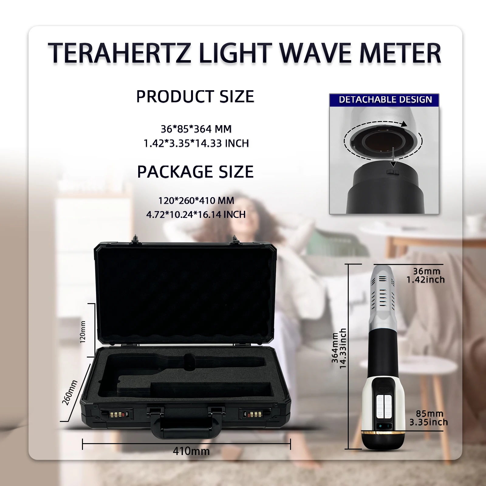 Terahertz 프리미엄 DS-808 푸른 광파 치료 기계 Iteracare 뜨겁고 덩어리 공기 전문 세포 활성화 치료 장치