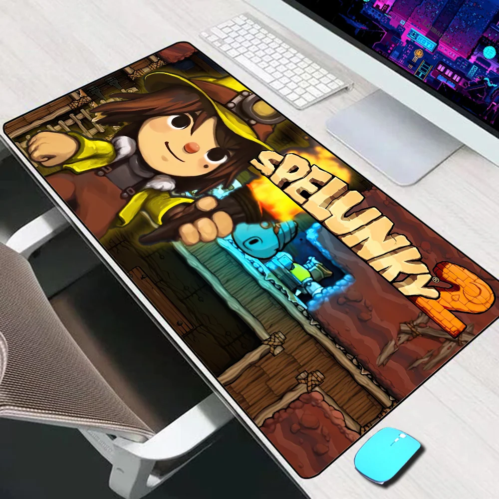 

Spelunky 2 Large Mouse Pad Gaming Accessories Mouse Mat Keyboard Mat PC Gamer Desk Pad XXL Computer Mousepad Laptop Mausepad