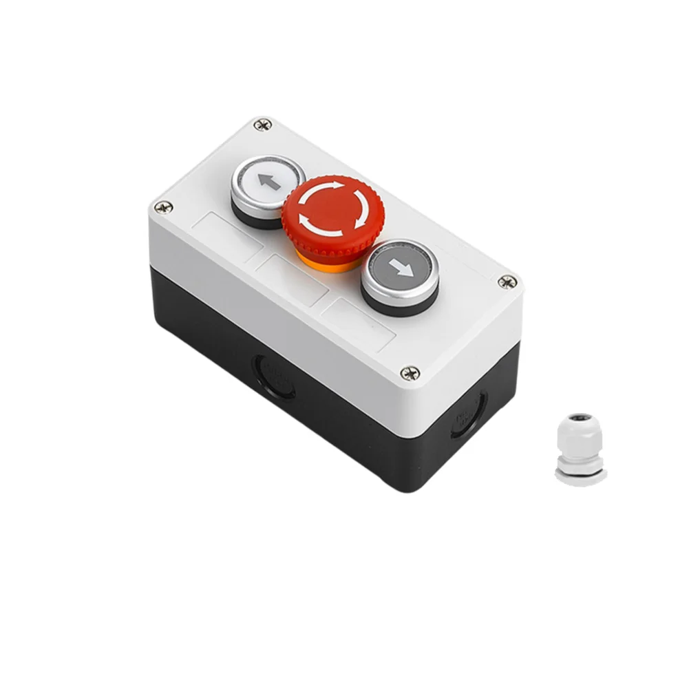 22mm Inching Control Button Dustproof Control Box Dustproof Button 22mm Switch ABS Material For Control Panels