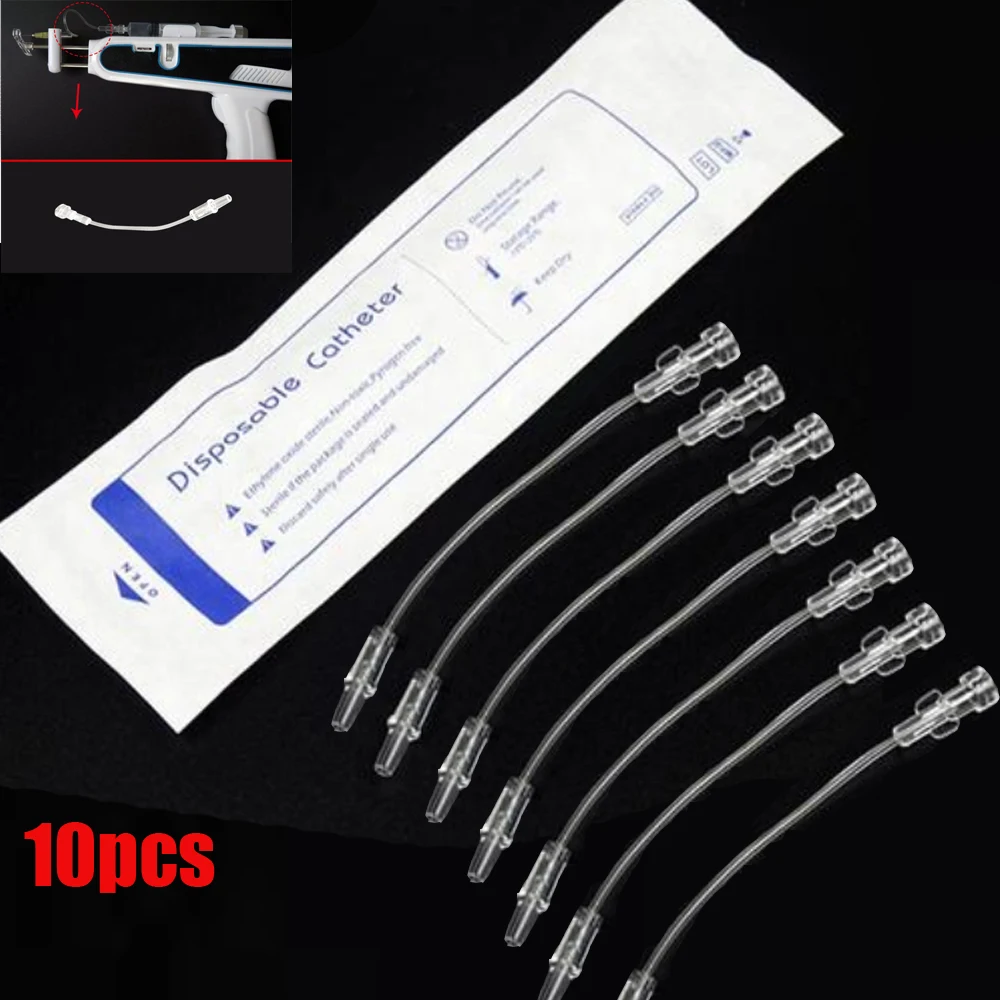 

10 шт. одноразовый катетер для мезотерапии мезотерапии, инъекция воды, свет, косметическое оборудование, расходные материалы, катетер для мезотерапии