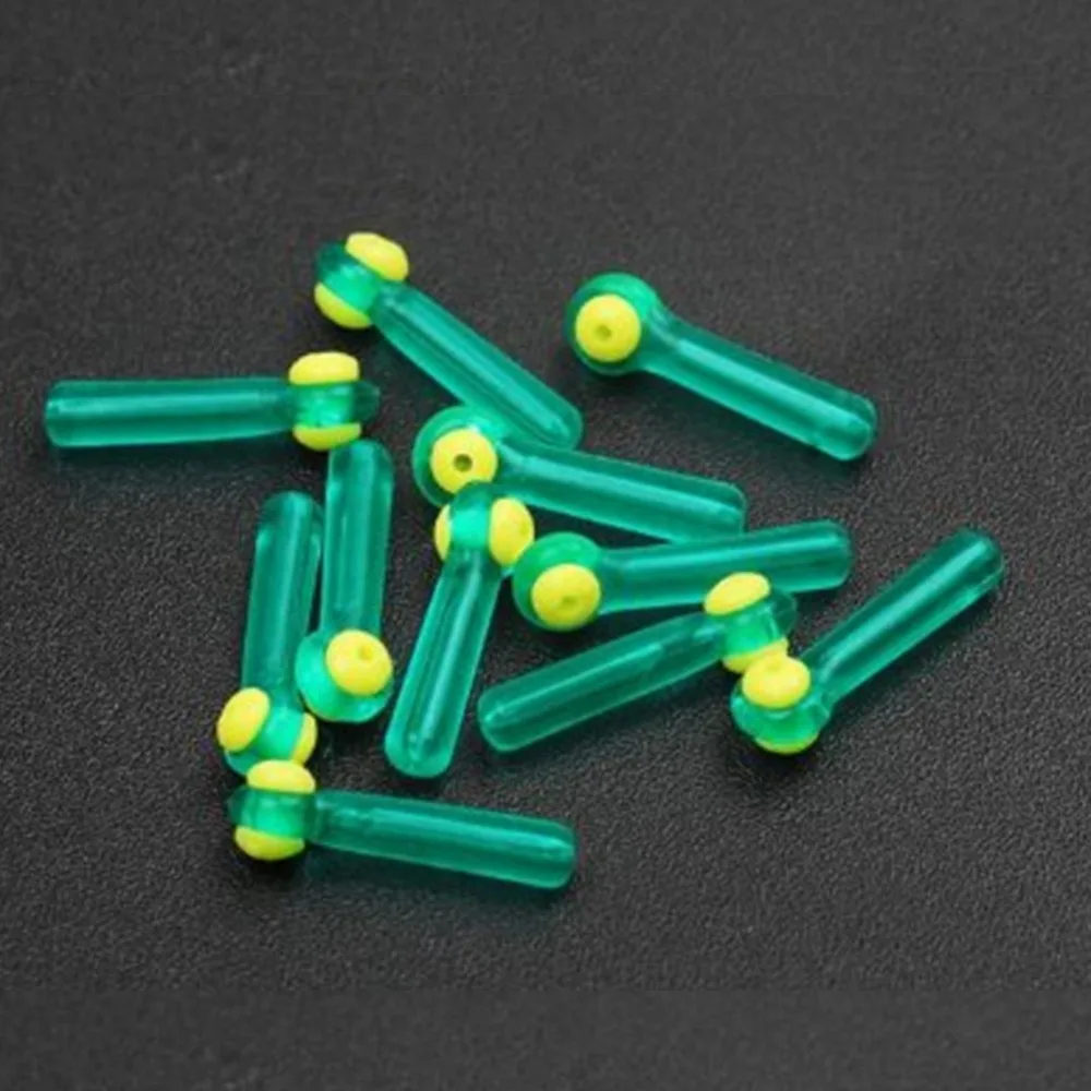 50Pcs/Pack Strong Silicoen Float Seat Anti-winding Carp Fishing Bean Fishing Drifting Holder Bobbers Tackle Accessories