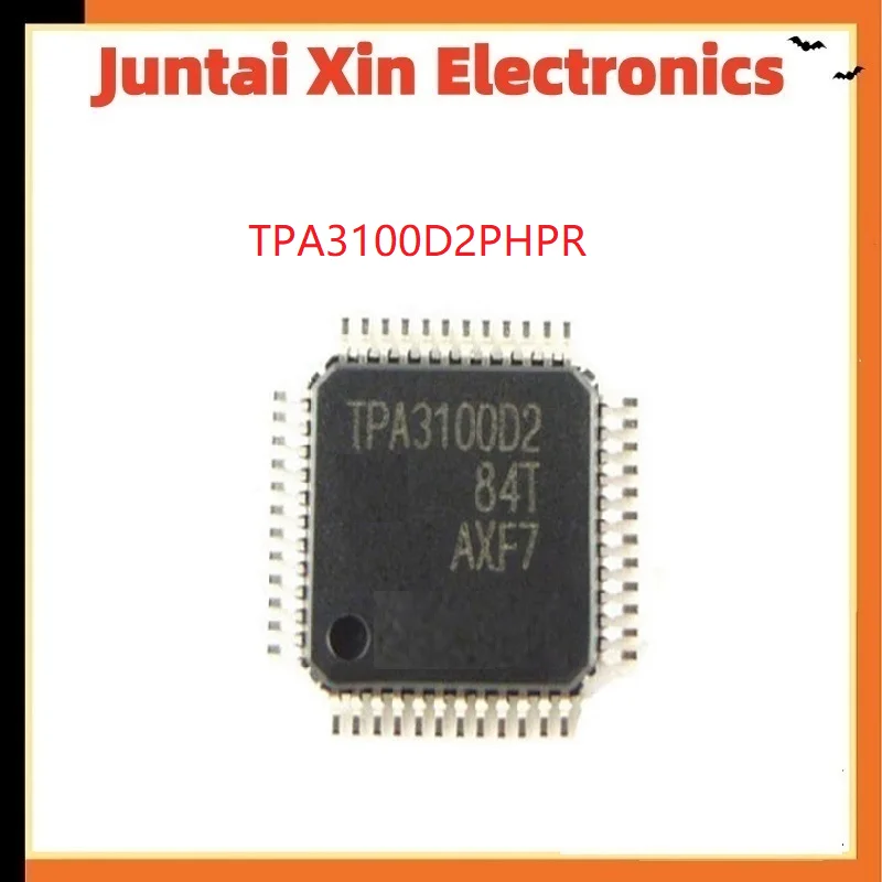 2PCS/LOT QFP-48  Audio power amplifier TPA3100D2PHPR TPA3100D2