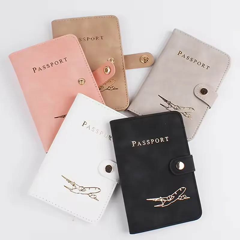 

RFID Vintage Business Passport Covers Case Travel PU Leather Credit Card Wallet Cute Passport Book For Women/Men Passport Cover