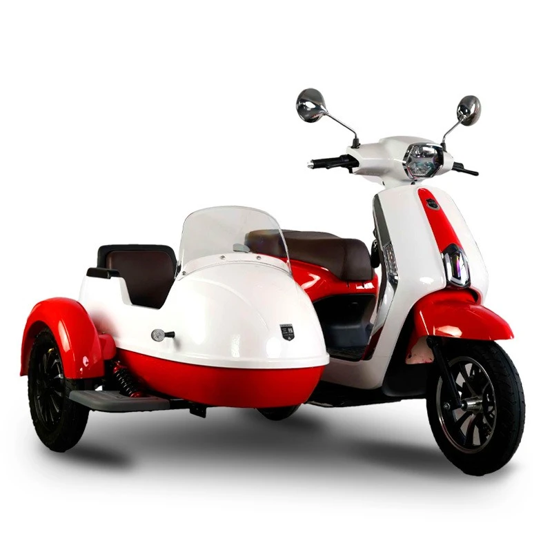 

Three-wheeled electric vehicle sidecar car can be licensed side three-wheeled battery car with 120 long battery life