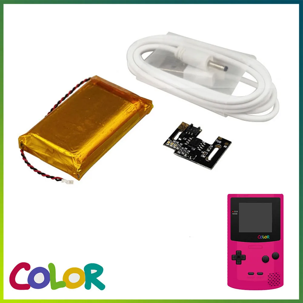 

1800mAh High Quality Built-In Lithium Battery With Customized Housing Shell Sets For GBC IPS V3 LCD Screen Require Soldering