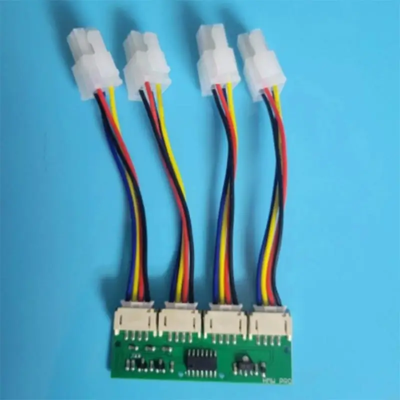 F3KE 12V 4-in-1 vierkante 4pin desktopventilatorsnelheid Simulators, Hoge precisiesregeling voor Antminer S21-computerkoeling