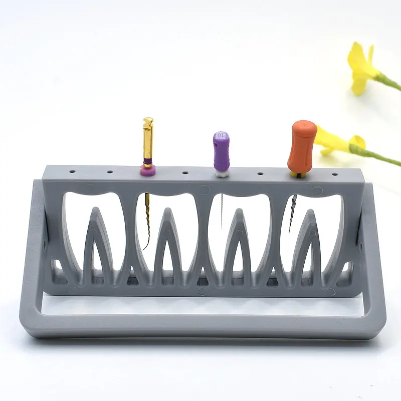Dental Tool 8 Holes Autoclavable Endo Block Endo Holder for Root Canal Dentist Tool