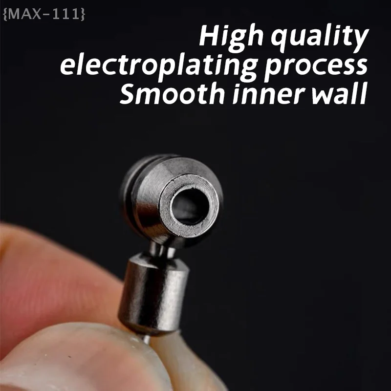 【F2-MAX-111】10Pcs 3-Way Copper Fishing Swivels-Rolling Bearing Swivel Connector for Saltwater & Carp Fishing Tackle Accessories