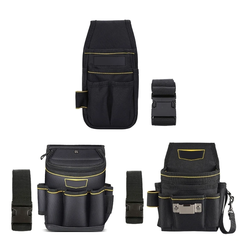 

dwan Spacious 18Pocket Carpenter Tool Bag for Woodworking Easy Storage Pouches