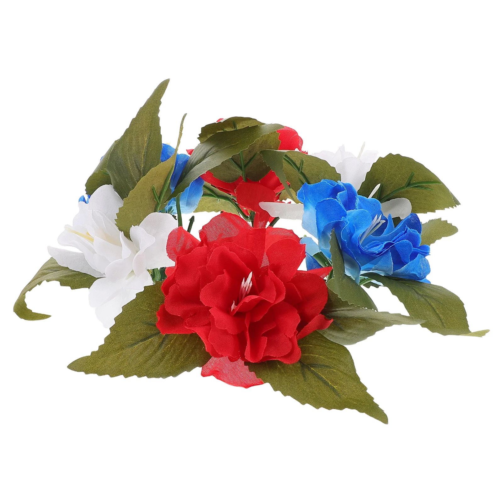 

Artificial Flower Wreath Realistic Floral Ring Centerpiece Table Decor Party Wedding Holiday Decoration