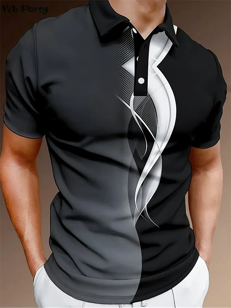 

Summer Simple Men's Shirts Fashion Lapel Men's Clothing Mens Polo Shirts Trendy Designer Men's Clothing 2024 Polo Shirt for Men