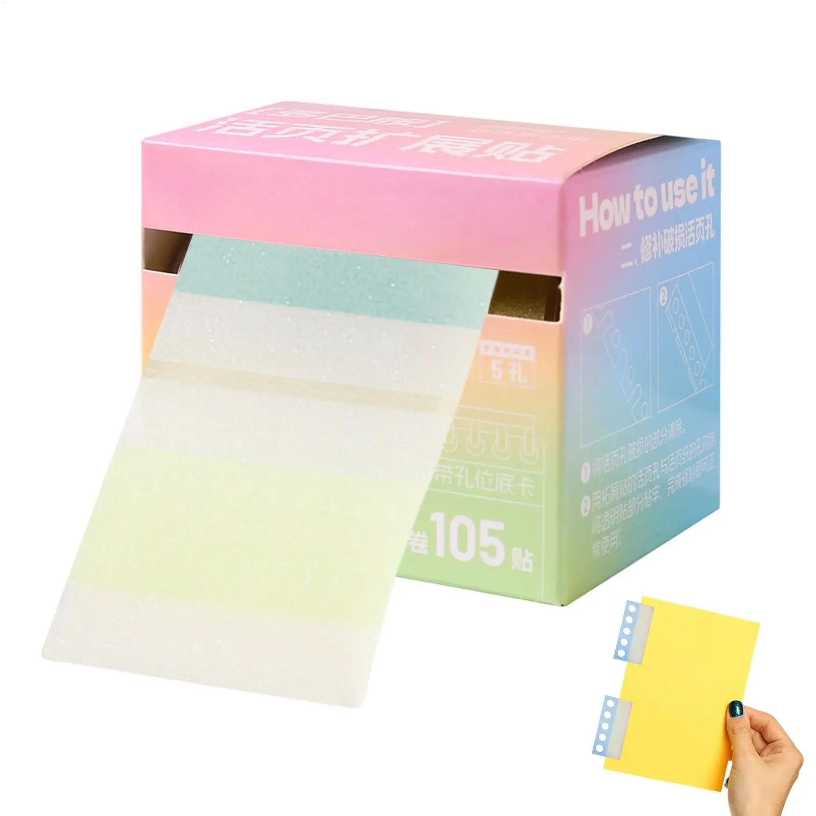 Color Sticky Notes Pads Self Adhesive Stationery Paper Stickers Scrapbooking Notes Binder Pages For Notebook Planner Page