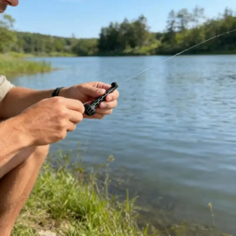 Fly Fishing Magnetic Fly Threader Fishing Accessory To Easily Rig Small Flie Tippet On Water Make Tying Simpler With Most Hook