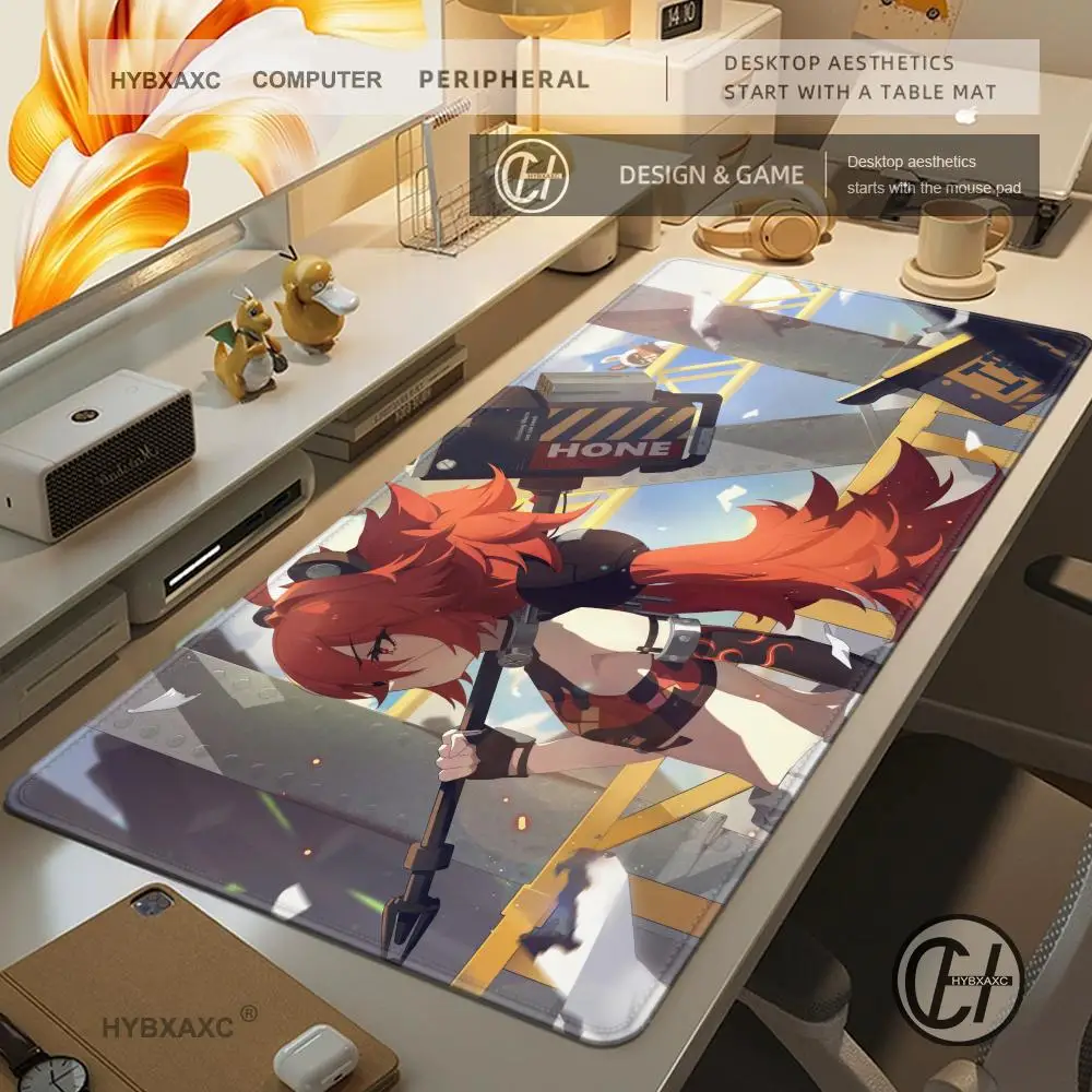 Zenless Zone Zero Mousepad Large Gaming Compute Gamer PC Keyboard Mouse Mat 900x400x3mm XXL HYBXAXC Mousepad