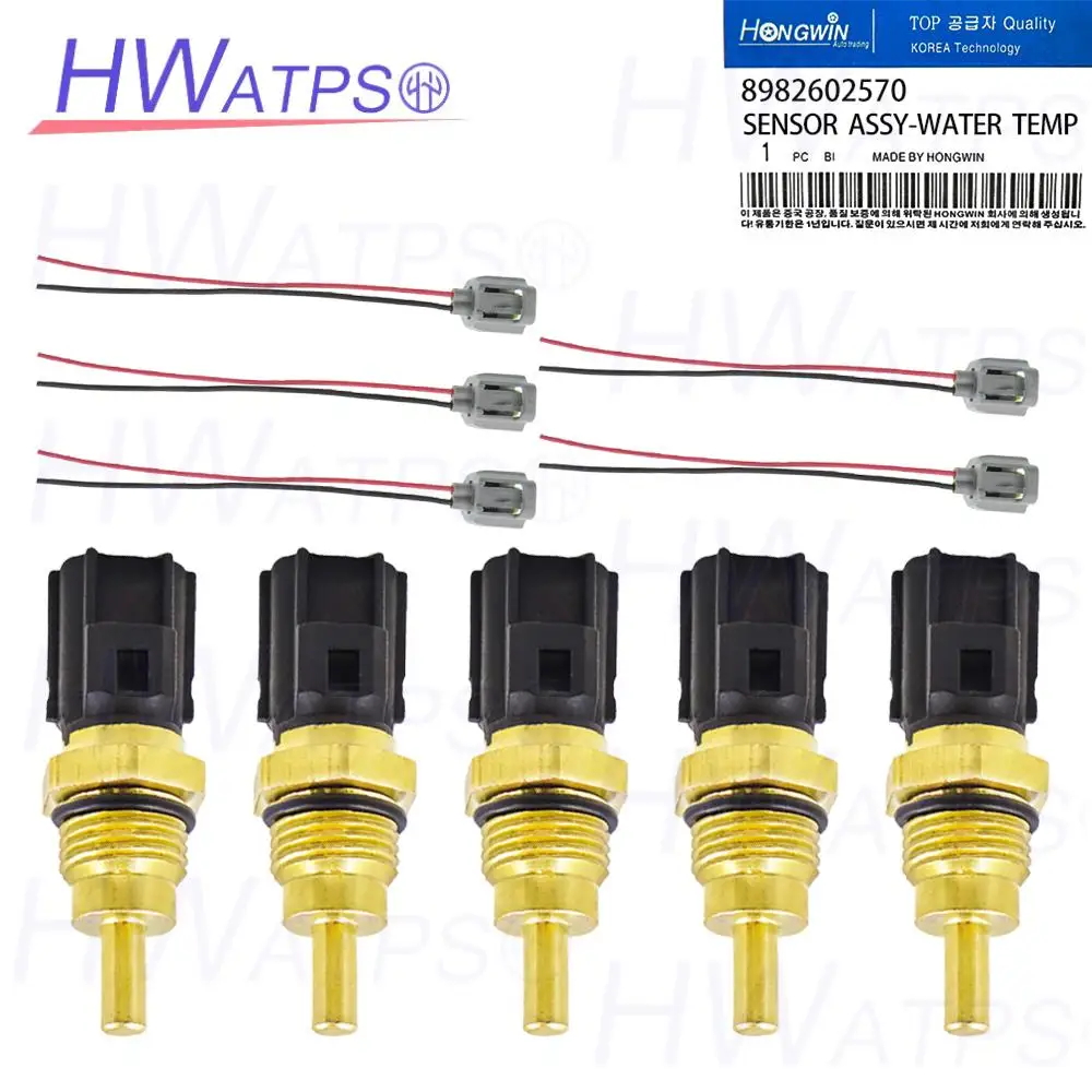 

Датчик температуры охлаждающей жидкости 1/2/3/5 шт. 8982602570 8-98260257-0 для ISUZU 700P 4HK1 CHEVROLET FVZ7.8 D-MAX RT503.0 98260257