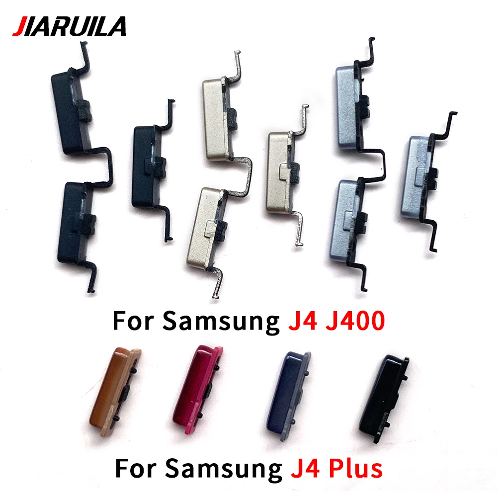 For Samsung J2 Core J4 J6 Plus J5 J7 Prime Core SIde Volume Button + Power ON / OFF Buttton Key Set Replacement Part
