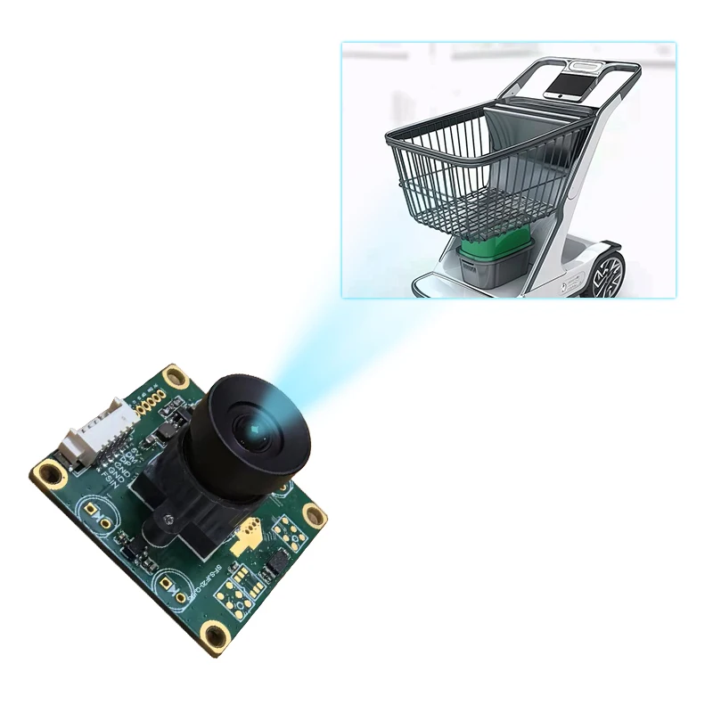 

2MP OG02B10 Датчик с фиксированным фокусом FFC USB-камера с глобальным затвором, низким освещением, высоким FPS-модулем камеры для умной корзины для покупок