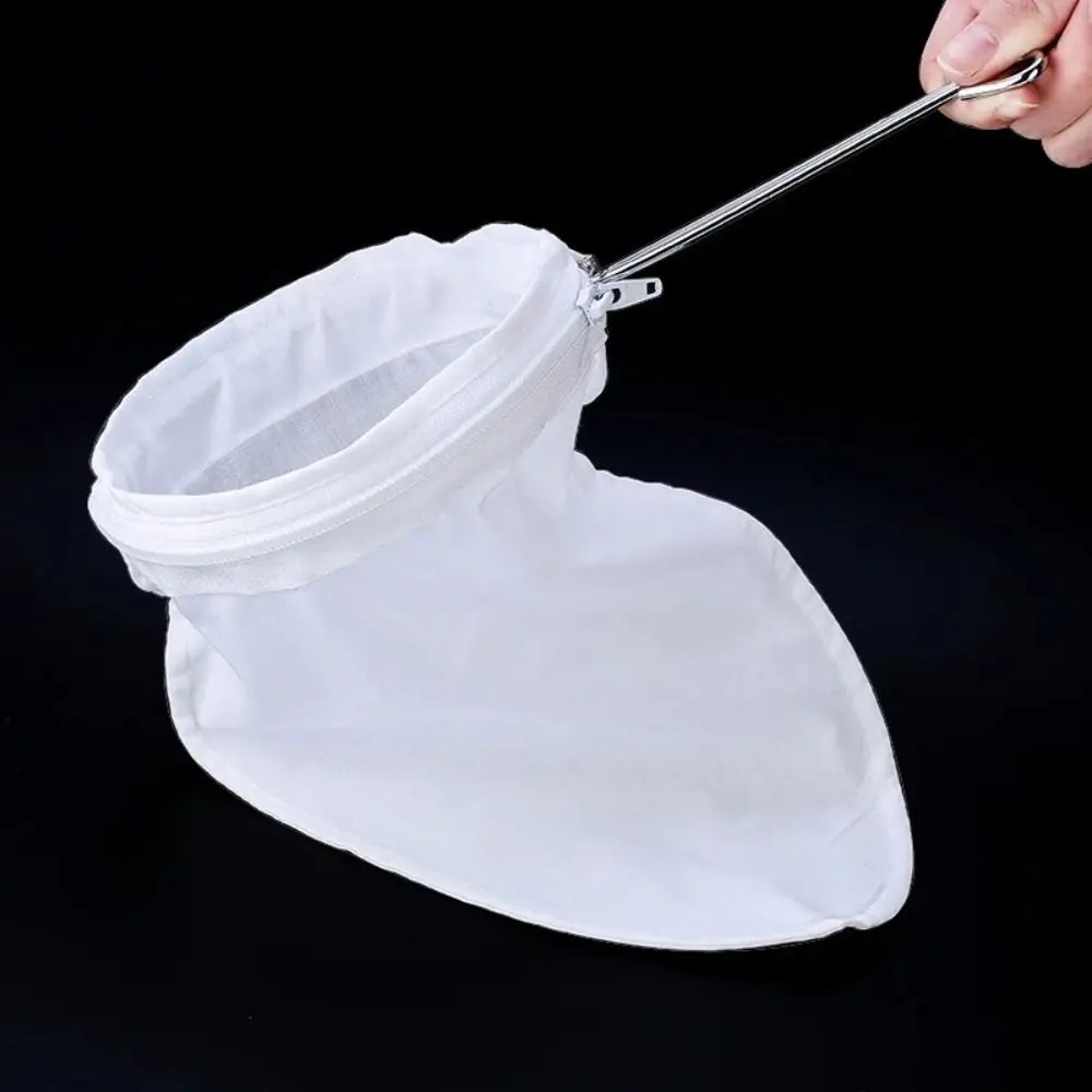 Bolsa de filtro multifunción reutilizable, malla fina de algodón, filtración fina, café, leche, té, máquina de café, bolsas de filtro de goteo