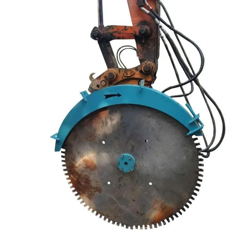 Excavator Rock Saw for cutting concrete and stones