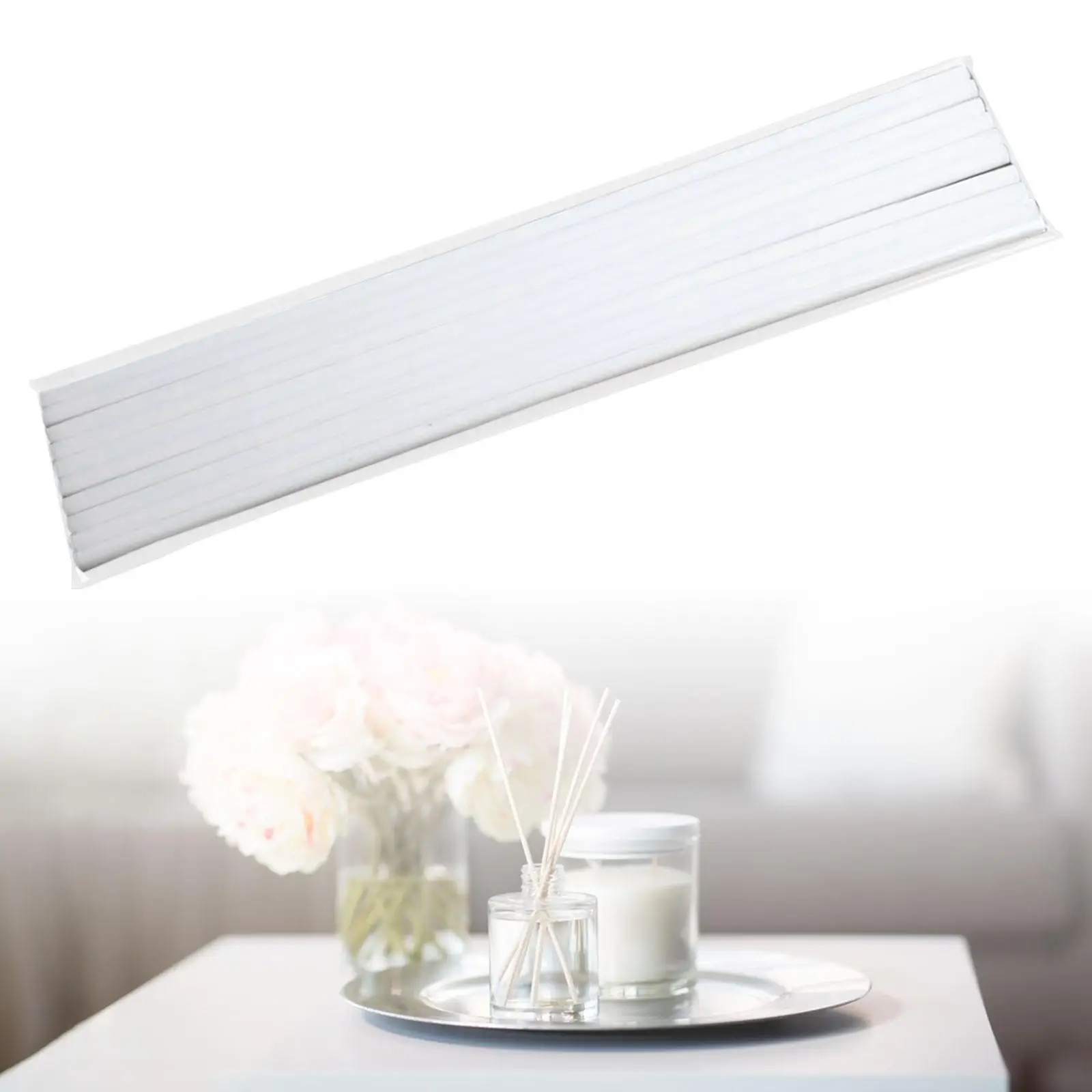 10Pcs Reed Diffuser Sticks Essential Oil Length 30cm for Bedroom Home Office
