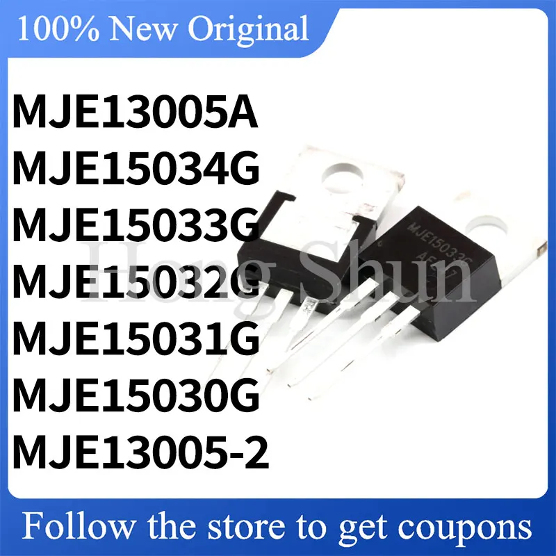 5 pcs, MJE13005A MJE13005-2 MJE15030G MJE15031G MJE15032G MJE15033G MJE15034G Standard version