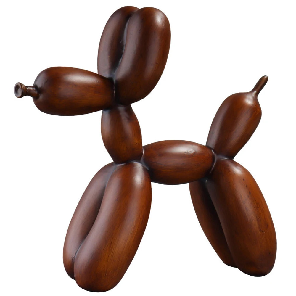 نحت على شكل كلب بالونات راتنج ، منطاد إبداعي ، زخرفة تجريدية ، تمثال لغرفة الدراسة ، ملحقات مكتب منزلي ، ديكور مهرجان