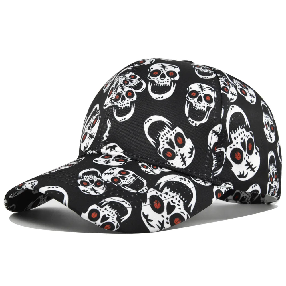Trendy Printed Baseball Caps Featuring Western-Style, Distinctive, and Fashionable Designs—Perfect for Sun Protection.
