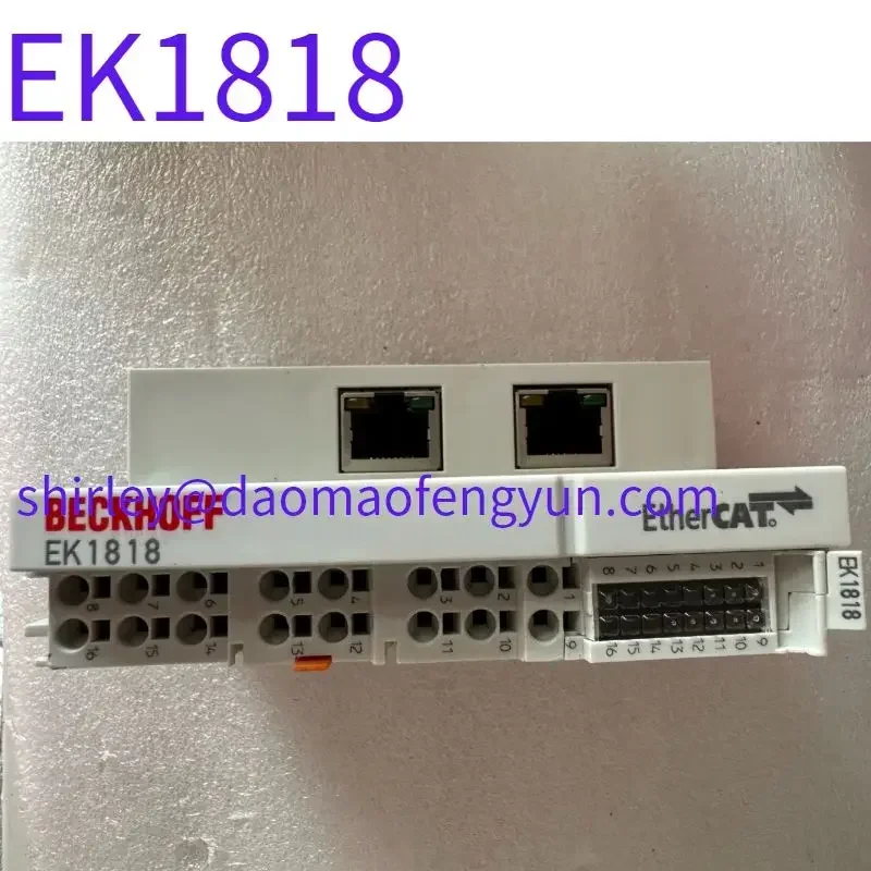 

Использованный модуль EK1818. Функциональное тестирование исправно.