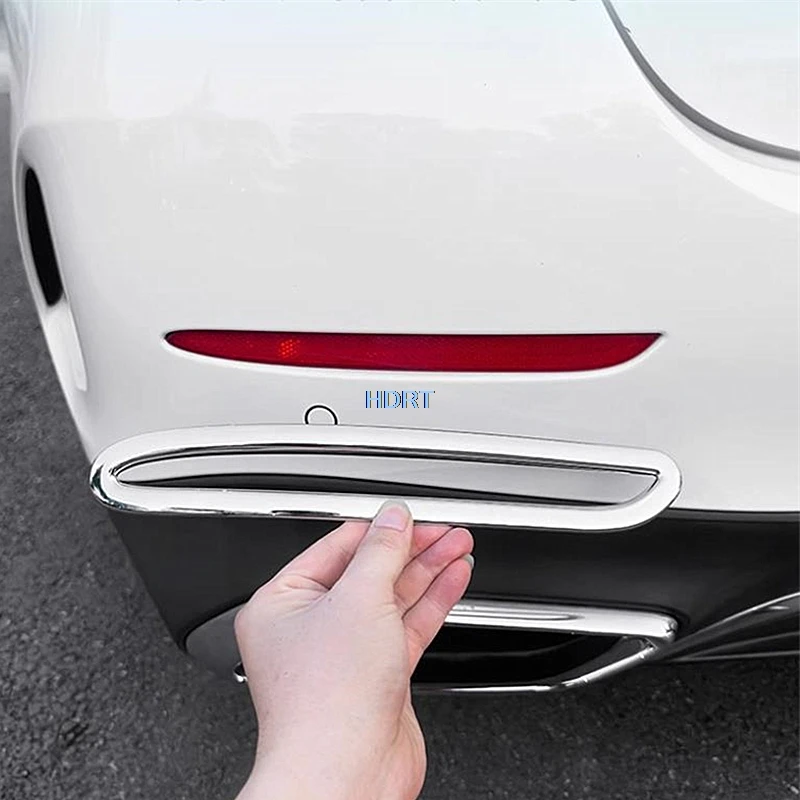 

Car Style Rear Fog Light Trim Lamp Cover Protector Decoration Accessories Exterior Sticker For Mercedes-Benz E Class W214 2024 +