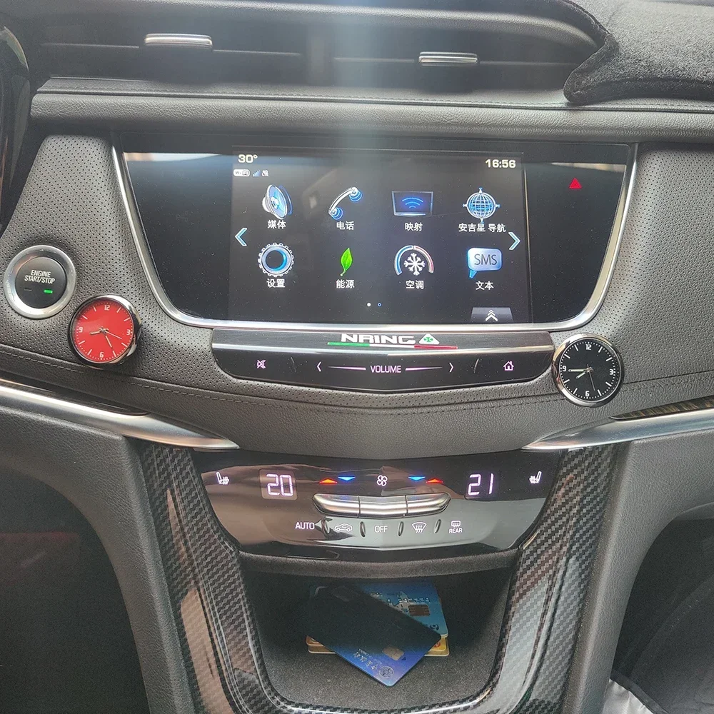 1 قطعة سيارة التصميم سيارة ساعة كوارتز لمقعد أودي فولكس فاجن سكودا ABT موتور سبورتسلاين سيارة ساعة ساعة ساعات كوارتز