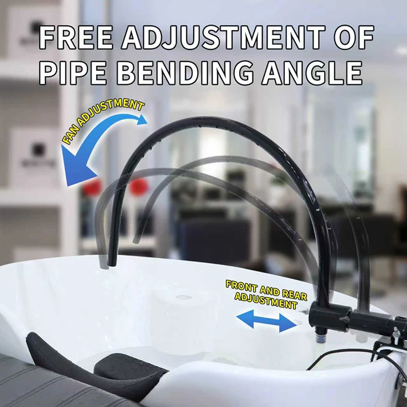Head Spa Water Outlet Frame Waterfall Adjustable Water Circulation For Shampoo Bowl Bed Salon Equipment with Water flow controll