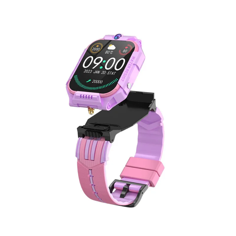 New 5 Full Netcom Video Phone Watch Rotating Dual Camera Android Children's Smart Belt Payment