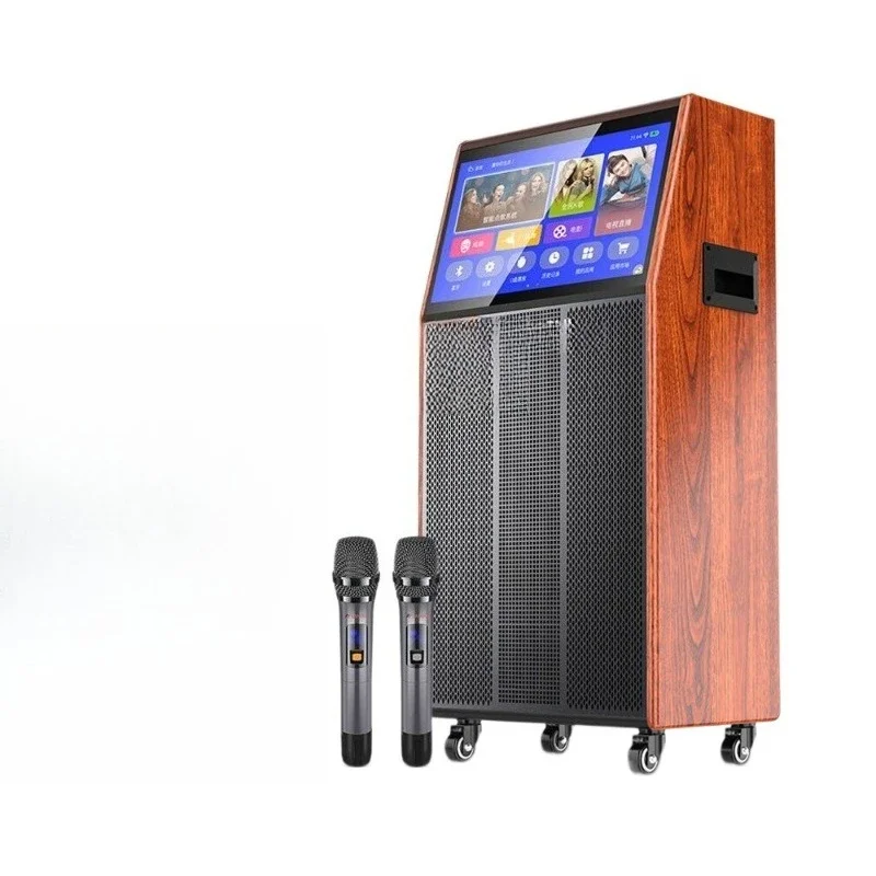 

Square dance audio TA126 with display screen, outdoor k-song tie rod speaker, Bluetooth handheld microphone