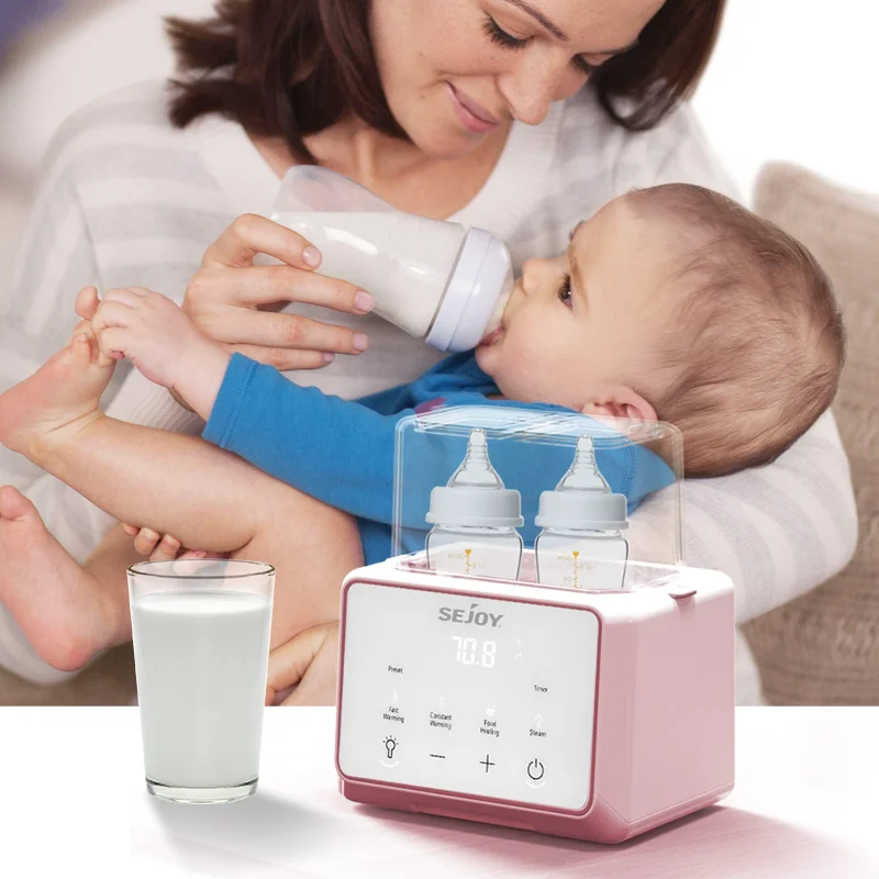 110V Baby Bottle Warmer Multi function Fast Baby Accessories Food Heater Milk Warmer Steriliser Accurate Temperature Control