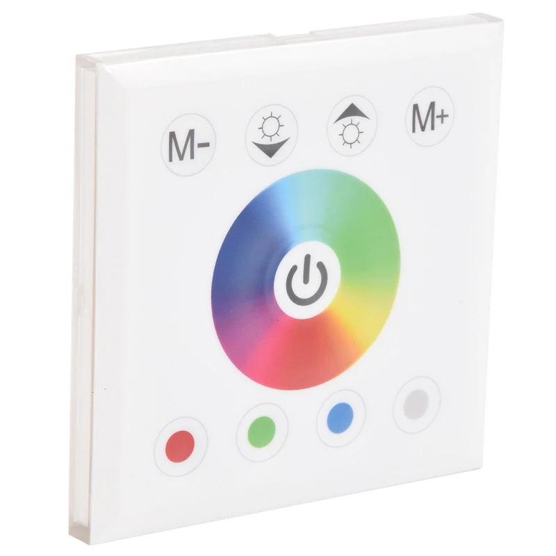

DC12V-24V RGB/RGBW настенный контроллер сенсорной панели стеклянная панель диммер контроллер для светодиодных лент лампы