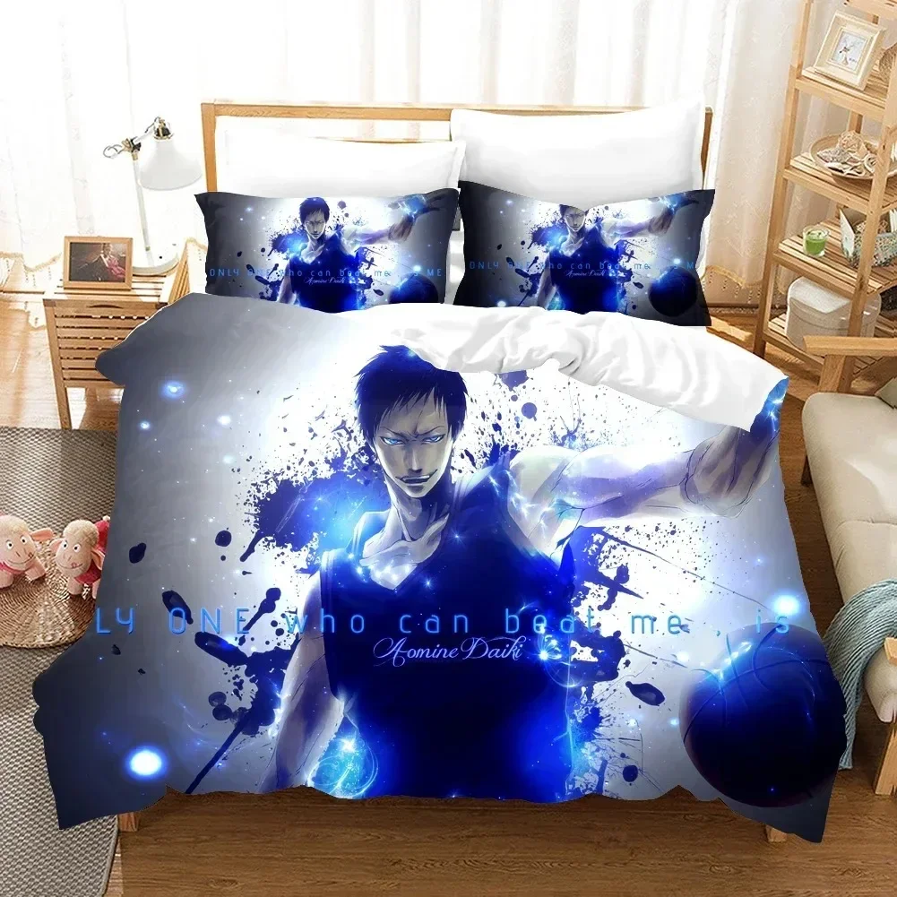 Anime Kids Kuroko's Basketball Bedding Set Bedroom Soft Modern Bedspreads Comefortable Duvet Cover Quilt Cover And Pillowcase