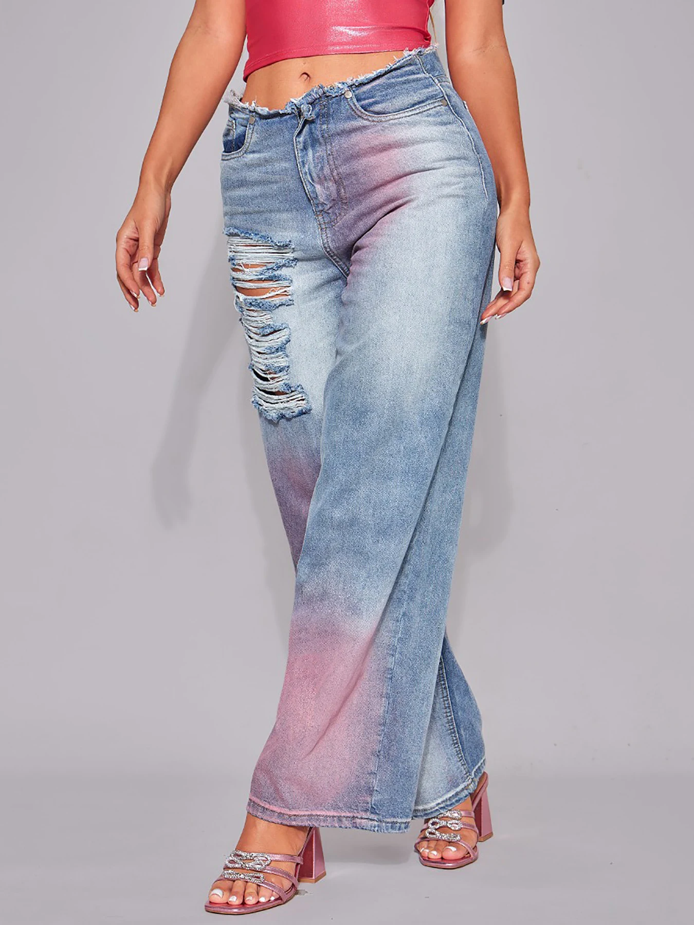 

Y2k Jean Pants Vintage Japanese 2000s Style Trashy Clothes women's Light Blue Jeans Baggy Harajuku 90s Aesthetic Denim Trousers