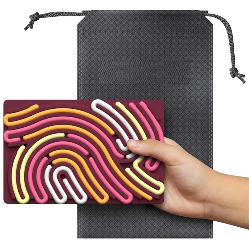 子供用パズルシリコン感覚アクティビティボード食品グレードBPAフリー減圧ツール