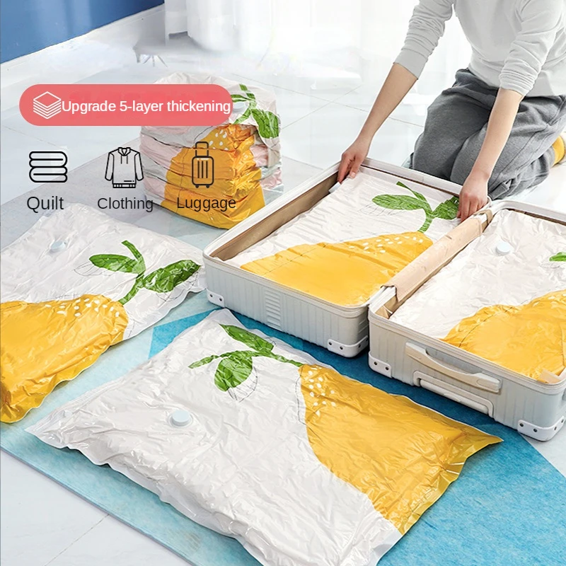 

Vacuum Bag Compression Bag Home Storage Bag Extra Large Clothes Down Cotton Quilt Three-dimensional Free Pumping Artifact