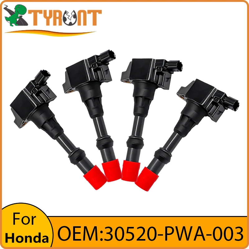 TYRNT New High Quality Ignition Coil 30520-PWA-003 For Honda FIT CIVIC Jazz CITY Car Accessories