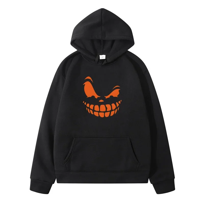 Demon Smile Design Sweatshirts Men Casual Men's Winter Sweater Hoodie Women's Sweat-shirt Y2k Long Sleeve Sweatshirt Fashion