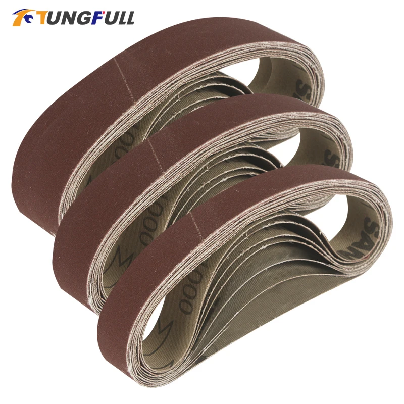 

25mm/15mmx330mm Sanding Belts Abrasive Belt Tool For Leather Metal Wood Grinding Belt Grinding Machine Polishing Tools