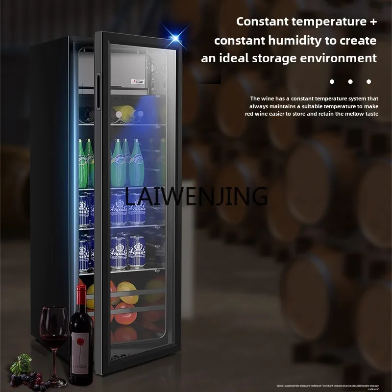 SGF Ice Bar Household Refrigerator Transparent Fresh Refrigerator Beverage Wine Cabinet