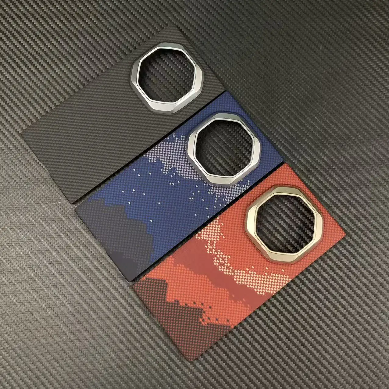 For Huawei Mate XT2 Case Kevlar Magnetic Carbon Aramid Fiber Fabric Slim Design For Anti-Drop Shockproof Hard Cover