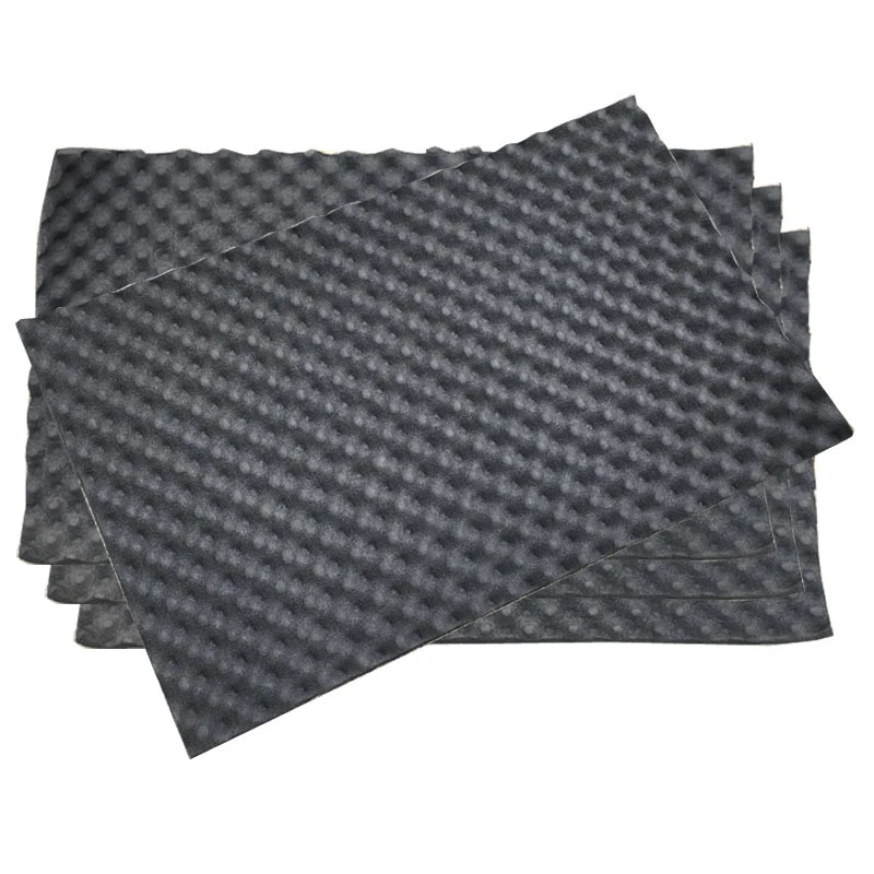 50x80cm 18mm Thick Car Sound Hot Deadener Mat Noise Proof Bonnet Insulation Deadening Hood Engine Heat Foam Cotton Sticker