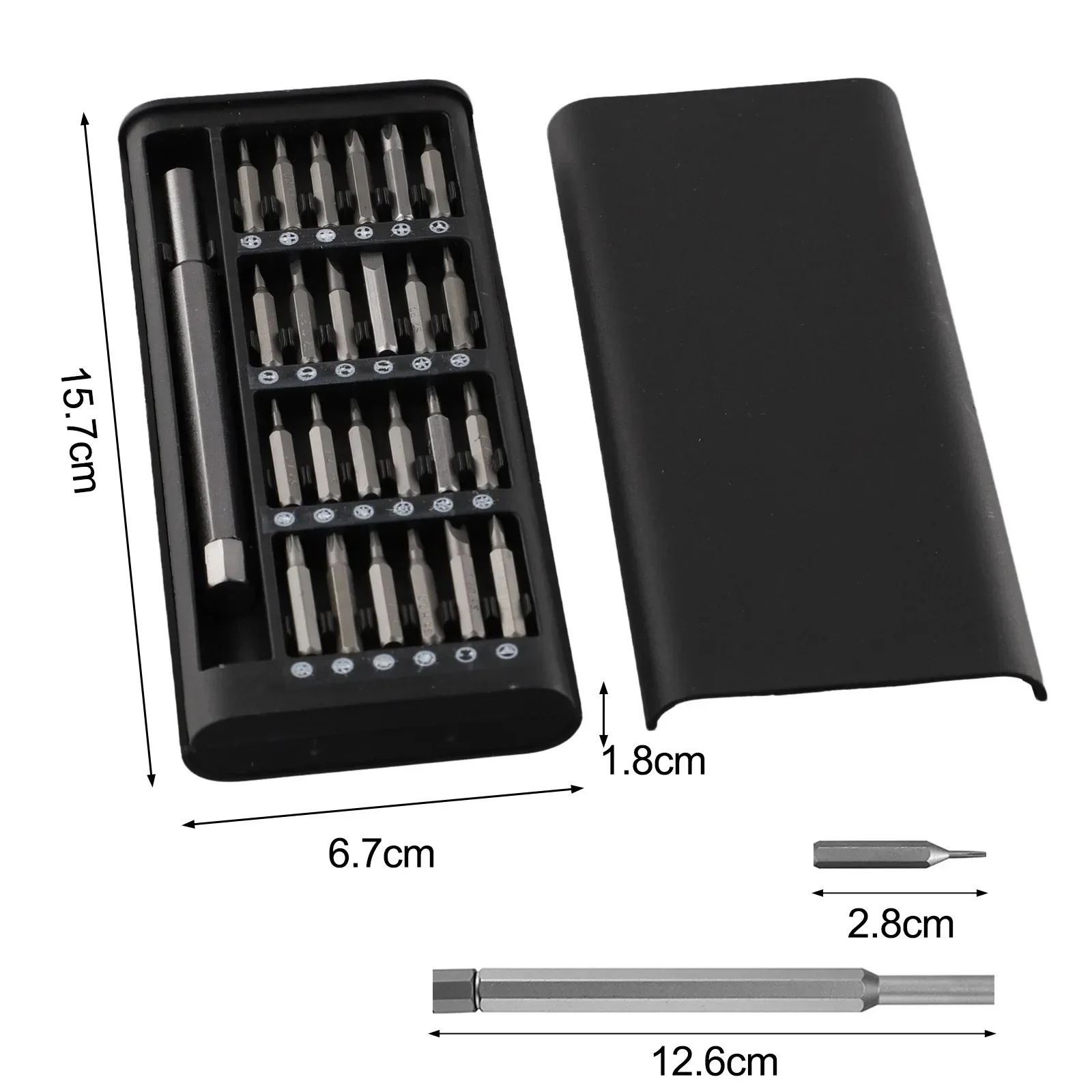 25 In 1 Precision Magnetic Screwdriver Torx Slotted Bit Professional Repair Hand Tool With Holder For IPhone Watch