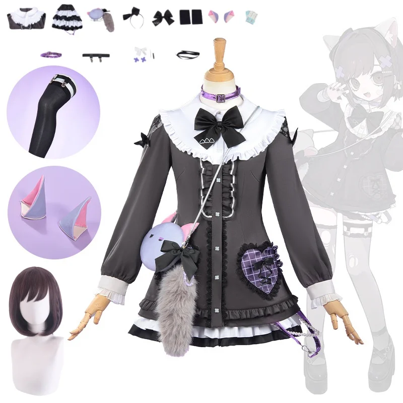 

Anime Shinonome Ena Cosplay Costume Wig Game Pjsk enana Carnival Halloween Comic Animation Party Clothing