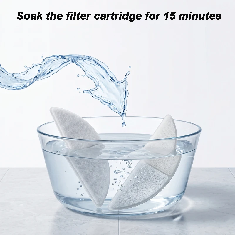 10/20er-Pack Katzenbrunnenfilter, Vorfilter-Schwämme, Ersatz für 102oz 3L Haustierbrunnen für Hunde und Katzen, leicht zu reinigen – Detail 5