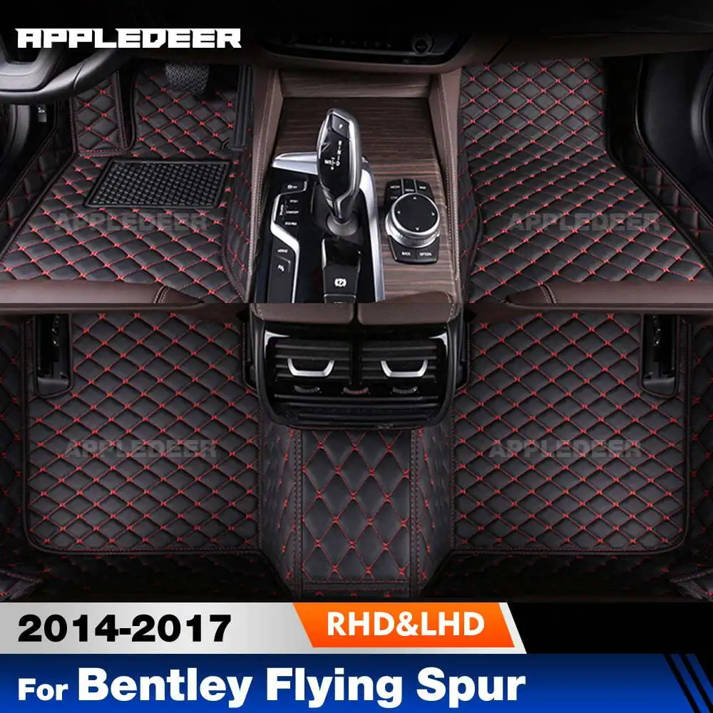 

Car Floor Mats For Bentley Flying Spur 2014 2015 2016 2017 Custom Auto Foot Pads Automobile Carpet Cover Interior Accessories